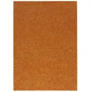Spirit: Foglio di schiuma decorativa autoadesiva con glitter color rame rosso A/4 1 pezzo