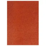 Spirit: Foglio di schiuma decorativa autoadesiva con glitter colore rosso mattone A/4 1 pezzo