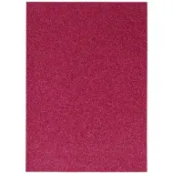 Spirit: Foglio di schiuma decorativa glitterata color fucsia A/4 1 pezzo