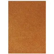 Spirit: Foglio di schiuma decorativa glitterata color rame rosso A/4 1 pezzo