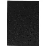 Spirit: Foglio di schiuma decorativa glitterata nero A/4 1 pezzo