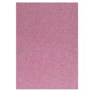 Spirit: Foglio di schiuma decorativa glitterata rosa A/4 1 pezzo