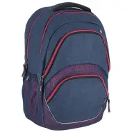 Spirit: Freedom zaino scolastico arrotondato blu e rosa, zaino 46x33x22cm