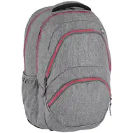 Spirit: Freedom zaino scolastico arrotondato grigio e rosa, zaino 46x33x22cm