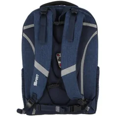 Spirit: Freedom zaino scolastico blu arrotondato, zaino 46x33x22cm immagine 2