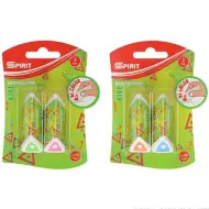 Spirit: Gomma triangolare Kiki in diversi colori, set da 2 pezzi