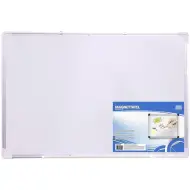 Spirit: Lavagna magnetica bianca da parete con cornice in alluminio 60x45cm