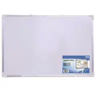 Spirit: Lavagna magnetica bianca da parete con cornice in alluminio 90x60cm