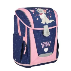 Spirit: Lovely Kitten zaino scolastico con stampa di gattini e chiusura magnetica 49x21x40 cm immagine 1