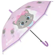 Spirit: Ombrello automatico con gattino grigio Kitty 19" 66cm