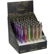 Spirit: Penna a sfera scintillante Bianca in diversi colori 1 pezzo