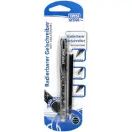 Spirit: Penna gel cancellabile nera da 0,7 mm con ricarica inclusa