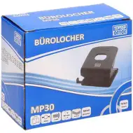 Spirit: Perforatore a due fori in metallo nero MP30