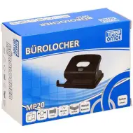 Spirit: Perforatore nero in metallo a due fori MP20