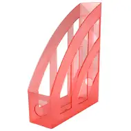 Spirit: Portadocumenti rosso trasparente 7,5x31,5x24,5 cm