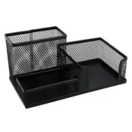 Spirit: Portaoggetti da tavolo in metallo nero 203x103x99mm