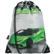 Spirit: Racer Monster, sacca sportiva verde con motivo di auto sportiva, 33x47cm.