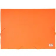 Spirit: Scatola per quaderni A4 in plastica arancione neon con elastico