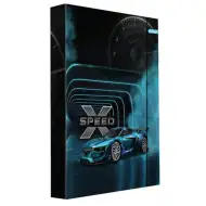 Spirit: Scatola per quaderni X-Speed auto sportiva con elastico in formato A4