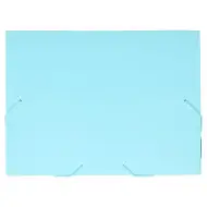 Spirit: Scatola per quaderni elastica A4 in blu pastello con spessore di 30 mm