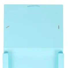 Spirit: Scatola per quaderni elastica A4 in blu pastello con spessore di 30 mm immagine 2