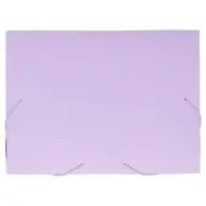 Spirit: Scatola portadocumenti A4 con elastico, colore lilla pastello, spessore 30mm