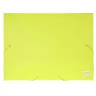 Spirit: Scatola portadocumenti elastica A4 giallo neon