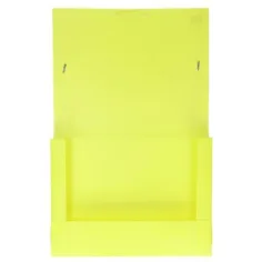 Spirit: Scatola portadocumenti elastica A4 giallo neon immagine 2