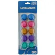 Spirit: Set di 10 magneti colorati per lavagna bianca 30mm