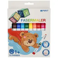 Spirit: Set di 10 pennarelli lavabili per bambini.