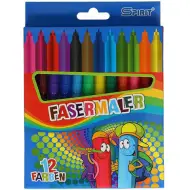 Spirit: Set di 12 pennarelli sottili colorati