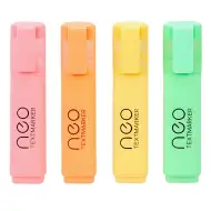 Spirit: Set di 4 evidenziatori Neo Pastel