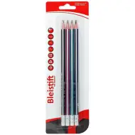 Spirit: Set di 4 matite triangolari in grafite con gomma di Matt