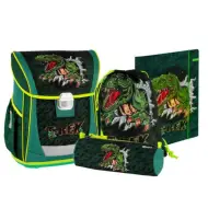 Spirit: Set di 4 pezzi T-Rex Cool zaino ergonomico per la scuola