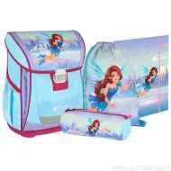 Spirit: Set di 4 pezzi di zaino scolastico con fatina 38x28x17cm