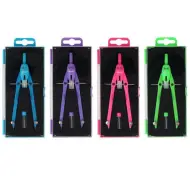 Spirit: Set di compassi colorati College in scatola, disponibile in diverse varianti, 1 pezzo