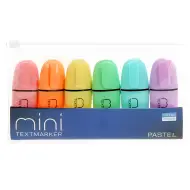 Spirit: Set di evidenziatori pastello mini, 6 pezzi