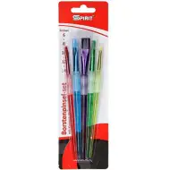Spirit: Set di pennelli con manico in plastica, 5 pezzi