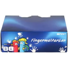 Spirit: Set di pittura con le dita 6 x 50 ml
