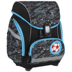Spirit: Set di zaini ergonomici 5 pezzi con motivo Football 3D e illuminazione a LED 34x22x41cm immagine 4