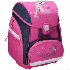Spirit: Set di zaino scolastico ergonomico 3D a tema cavallo con illuminazione a LED, 5 pezzi, 34x22x41 cm. immagine 6