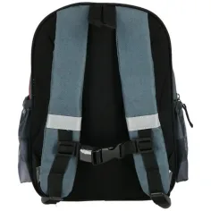 Spirit: Speed Monster zaino scolastico rosso con motivo auto da corsa, arrotondato 24x13x31cm. immagine 3