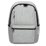 Spirit: Spot zaino scolastico color argento, zaino 41x29x19cm