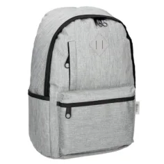 Spirit: Spot zaino scolastico color argento, zaino 41x29x19cm immagine 2