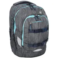 Spirit: Urban grigio-turchese zaino ergonomico per la scuola, zaino