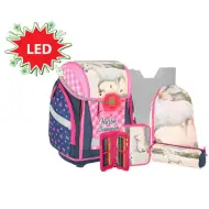 Spirit: Wild Horse con motivo, zaino scolastico a LED, set da 5 pezzi