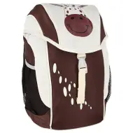Spirit: Zaino anatomico per bambini in età prescolare, colore marrone-bianco a macchie, 21x15x34cm