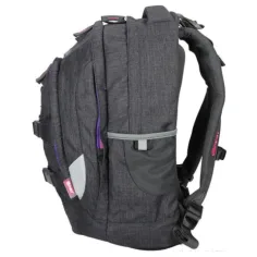 Spirit: Zaino ergonomico scolastico urbano nero-viola immagine 3