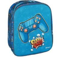 Spirit: Zaino per bambini in 3D "Game Over" 30x25x12cm