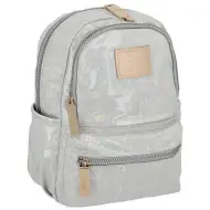 Spirit: Zaino scolastico arrotondato bianco Lizzy, 27x12,5x33 cm